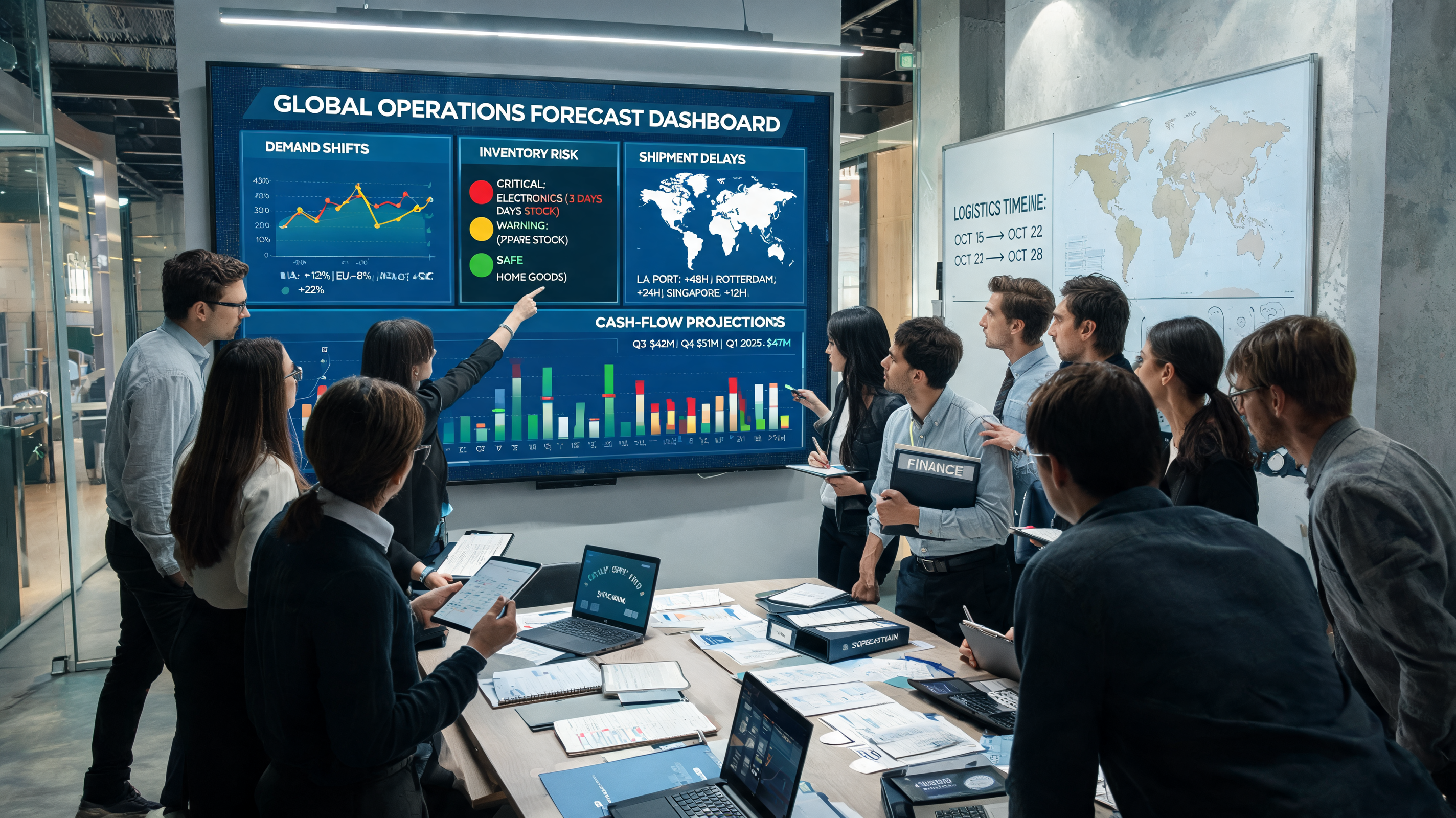 How Operations Teams Use AI Forecasting to Protect Revenue and Cash Flow